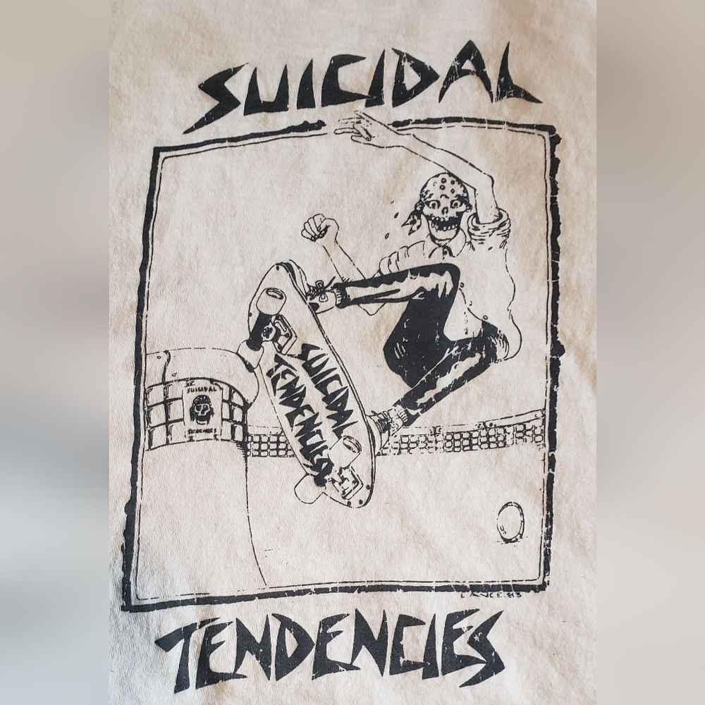 Suicidal Tendencies 3/4 Sleeve XL 90s - Picture 2 of 7